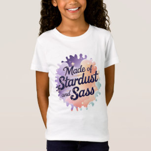 T-shirt pour filles "Faite de poussière d'étoiles