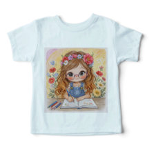 T-shirt pour filles mignonnes – Style doux et ludi