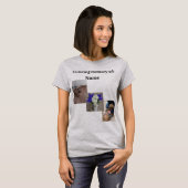 T-shirt pour funérailles et/ou mémorial (Devant entier)