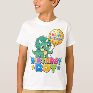 T-shirt pour garçon d'anniversaire avec un joli Tr