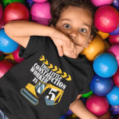 T-shirt pour garçon de 5 ans, travailleur du bâtim