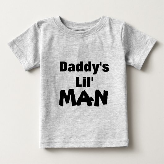 T-shirt pour garçon de papa - "Le petit homme de p (Devant)