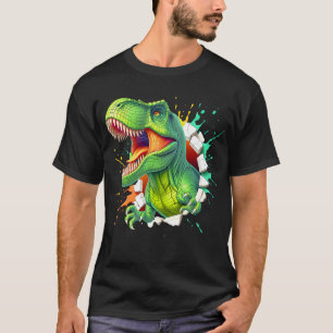 T-shirt pour garçons avec dinosaure T-Rex 3D