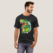 T-shirt pour garçons avec dinosaure T-Rex 3D (Devant entier)