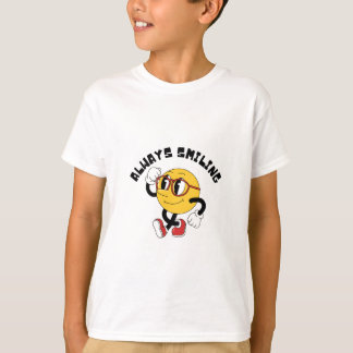 T-shirt pour garçons avec emoji mignon toujours so