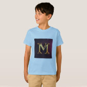 T-shirt pour garçons - Logo "M" Conception imprimé (Devant entier)