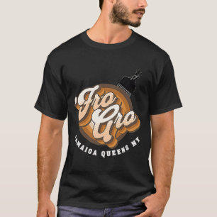 T-shirt Pour Gro Jamaïque Queens NY Afro Pick Raisonné Poi