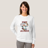 T-shirt pour Halloween Ghosts Boo (Devant entier)