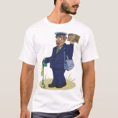 T-Shirt pour homme de postie livrant (Devant)