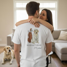 T-shirt pour homme personnalisé Labrador « Pas de