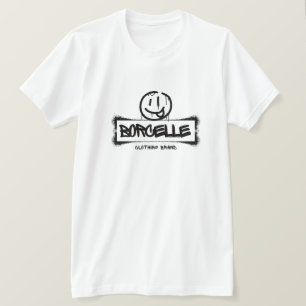 T-shirt pour hommes avec graphique de visage souri
