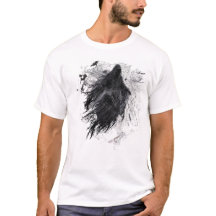 T-Shirt pour hommes Black Ghost Spirit Dark Aesthe
