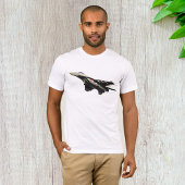 T-shirt pour hommes d'aéronefs de combat