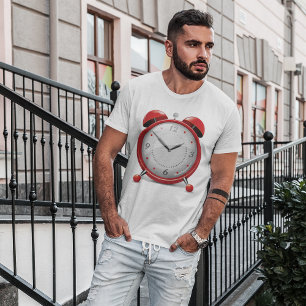 T-Shirt pour hommes d'alarme rouge