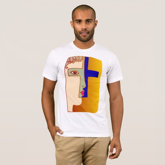 T-Shirt Pour Hommes De Croix (Devant entier)