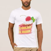 T-Shirt Pour Hommes De Dessert De Gâteaux (Devant)