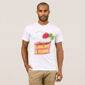 T-Shirt Pour Hommes De Dessert De Gâteaux (Devant entier)