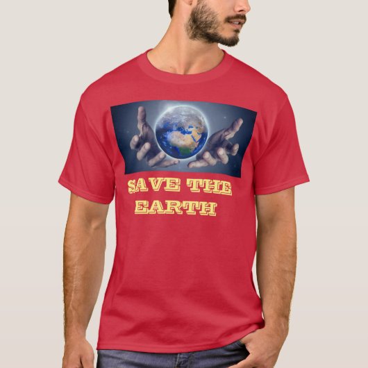 T-shirt pour hommes de la terre (Devant)
