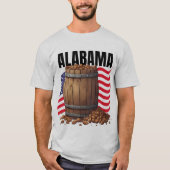T-Shirt pour hommes de l'Alabama (Devant)