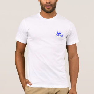 T-shirt pour hommes de l'AZUREST LOGO Fine Cotton