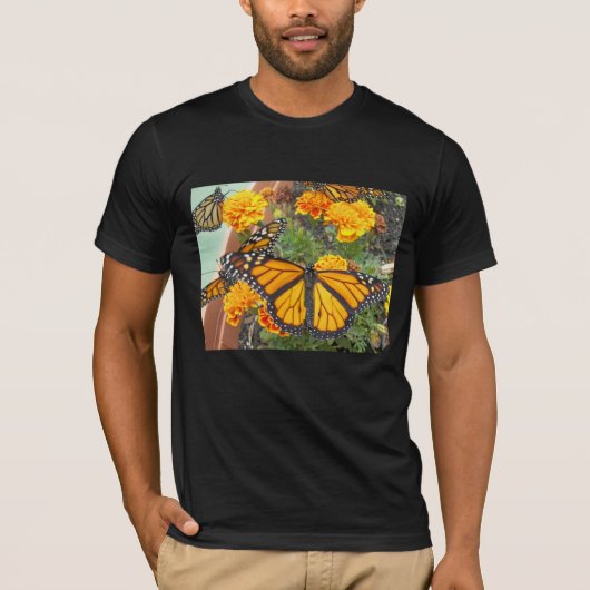 T-shirt pour hommes de mes papillons Monarque (Devant)