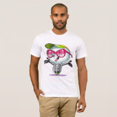 T-Shirt pour hommes de phare de dessin animé (Devant entier)