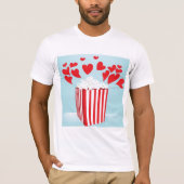 T-shirt pour hommes de pop-corn (Devant)