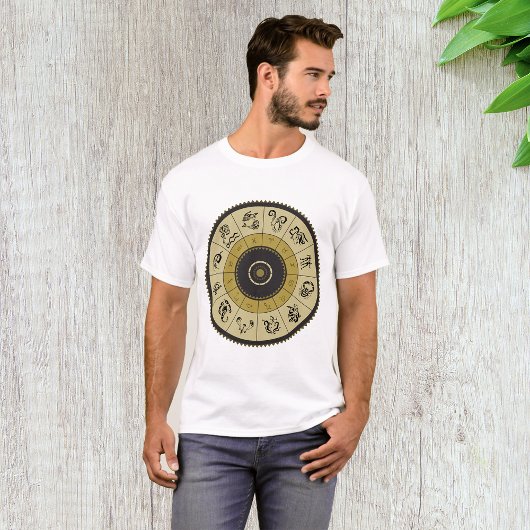 T-Shirt pour hommes de roue Horoscope