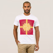 T-Shirt Pour Hommes De Ruban Et De Bow (Devant entier)