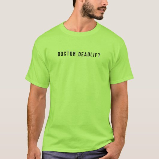 T-shirt pour hommes | Docteur Deadlevage (Devant)
