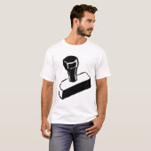 T-Shirt pour hommes en caoutchouc (Devant entier)