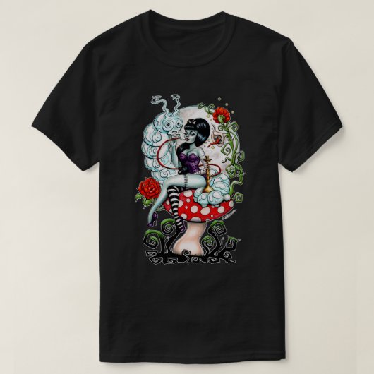 T-shirt Pour Hommes Femmes Alice En Terre Zombie - Schmoki (Design devant)