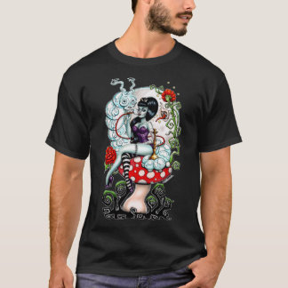 T-shirt Pour Hommes Femmes Alice En Terre Zombie - Schmoki