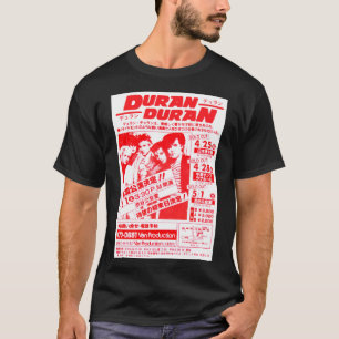 T-shirt Pour Hommes Femmes Pop Duran Duran Rock Band Cadea