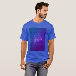 T-Shirt pour hommes Graphique d'aventure de voile 