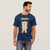 T-Shirt pour hommes GRUMPY (Devant entier)