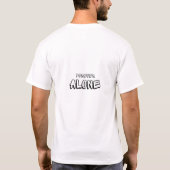 T-Shirt pour hommes. La solitude est une déclarati (Dos)