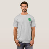T-shirt pour hommes Logo WIN avec code QR au dos (Devant entier)
