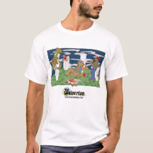T-shirt pour hommes 'Loups-garous mangeant de la p