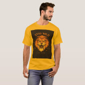 T-shirt pour hommes, maillot de conception restez (Devant entier)