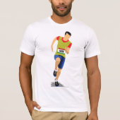 T-shirt pour hommes Man Running (Devant)