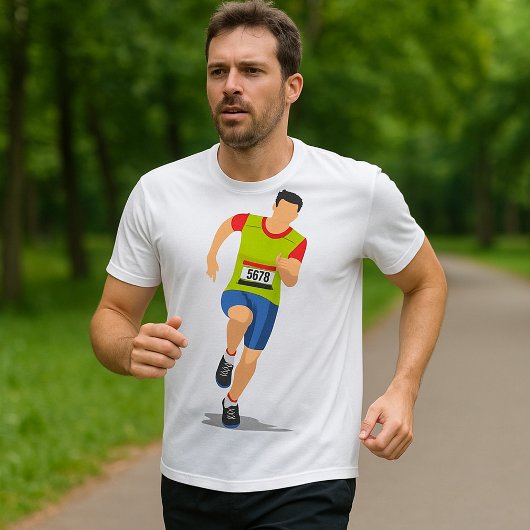 T-shirt pour hommes Man Running