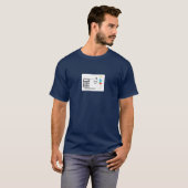 T-Shirt pour hommes Mathachusetts du Massachusetts (Devant entier)
