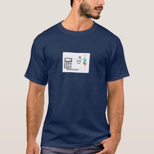 T-Shirt pour hommes Mathachusetts du Massachusetts (Devant)