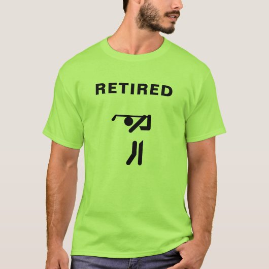 T-shirt pour hommes | Retraité (Devant)