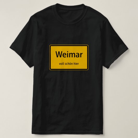 T-shirt pour hommes Weimar (Design devant)