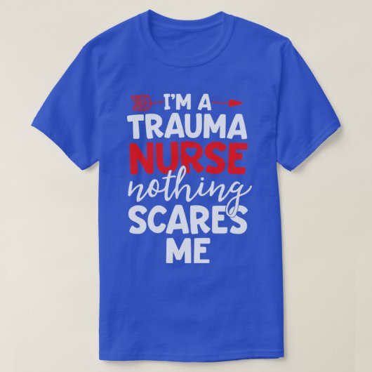 T-shirt pour infirmière de traumatologie Rien ne m (Design devant)