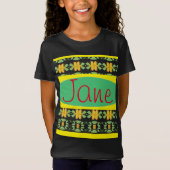 T-Shirt Pour Jane ou vous un Tee Flowé (Devant)