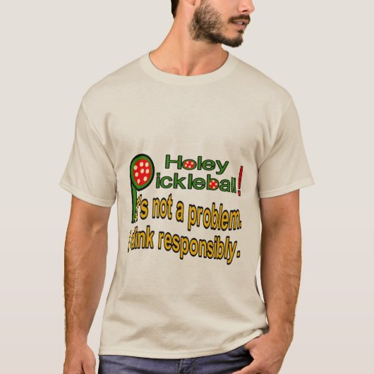 T-shirt pour joueurs de pickleball (Devant)