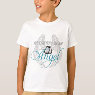 T-shirt Pour Kristena mon papa est un ange